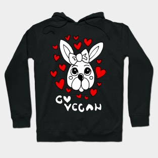 go vegan Hoodie